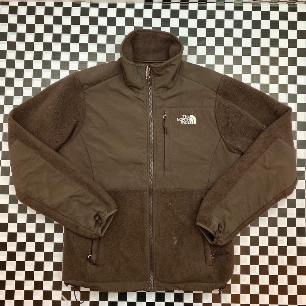 North Face Brown Fleece Jacket Unisex Small